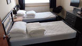 Freestanding and movable furniture to Room 58, including television (excludes all fitted and fixed