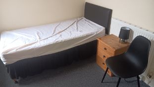 Freestanding and movable furniture to Room 4, including television (excludes all fitted and fixed