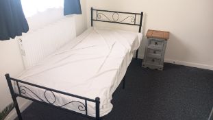 Freestanding and movable furniture to Room 6, including television (excludes all fitted and fixed