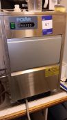 Polar T316-04 countertop ice cube maker, serial number 6C21060891 – Located behind bar