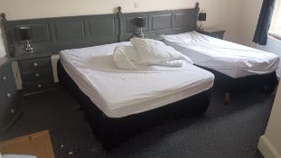 Freestanding and movable furniture to Room 5, including television (excludes all fitted and fixed