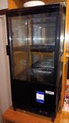 Empire EMP-68-1-C refrigerated display cabinet, serial number 2400900630008 – Located behind bar