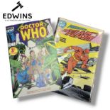 Marvel and DC Presenting the Flash No 1 / #1 June 87; Marvel Doctor Who No 1/ #1 The Star Beast Saga