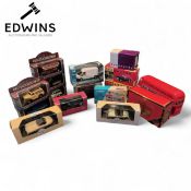 A Boxed Vanguards Jaguar XK120, Austin Mini Van, Morris Minor Saloon, Five Boxed Lledo Coronation