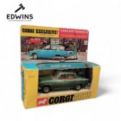 A Boxed Corgi Toys Rover 2000 TC, with "Take-Off Wheels" and "Golden Jacks".