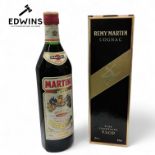 A Vintage Boxed Remy Martin Cognac. Box and bottle in very well preserved condition 1985; together
