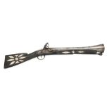 Flintlock blunderbuss with bone inlay | Balkans, Balkan