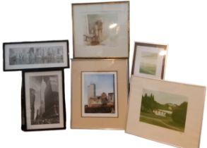 Bernard Dunston RA (1920-2017), by and after, Nude in the Mirror, signed in pencil, coloured