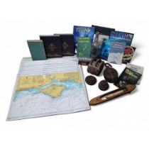 Diving interest - a whisky bottle from the shipwreck Wallachia which sank in the River Clyde in