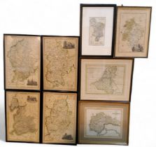 Maps - Thomas Bowen, A Map of the Seven United Provinces with Dutch Austrian and French Netherlands,