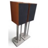 A pair of ATC SCM12 speakers and stands