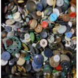 Sewing and Needlework - a quantity of buttons; etc