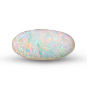 AN UNMOUNTED OPAL oval cabochon, 3.60 carats.  Guaranteed UK Mainland Valentine's Day delivery