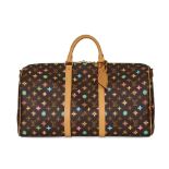 LOUIS VUITTON X TYLER THE CREATOR KEEPALL BANDOULIERE 50 BAG Condition grade A+. Spring 2024 Col