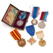 A GROUP OF MEDALS