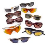 A GROUP OF SUNGLASSES