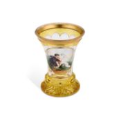 A BOHEMIAN GLASS BEAKER CIRCA 1830