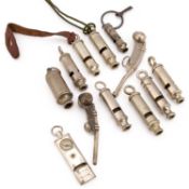 A GROUP OF WHISTLES