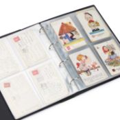 AN ALBUM OF MABEL LUCIE ATTWELL POSTCARDS