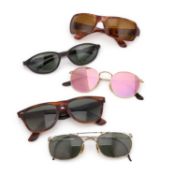A GROUP OF RAY-BAN SUNGLASSES