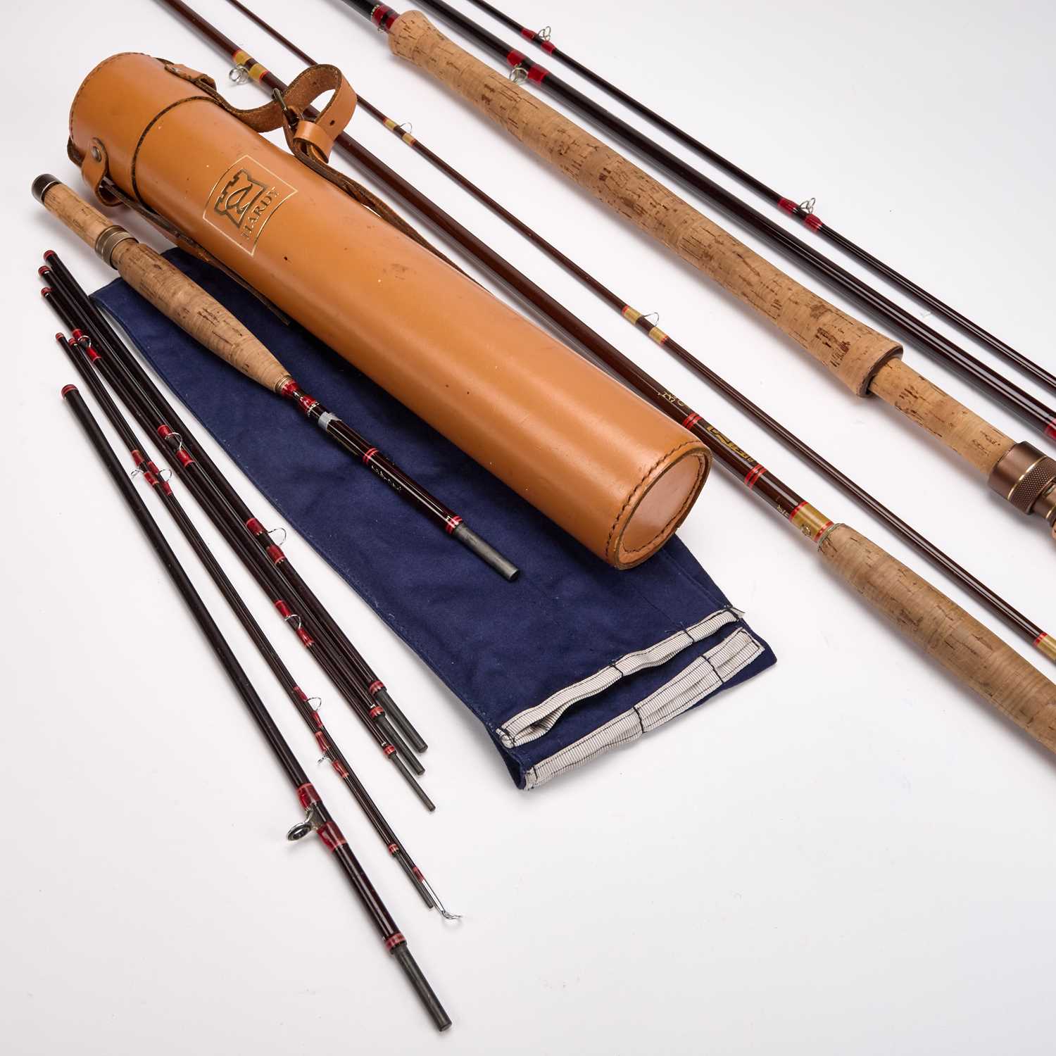 A HARDY GRAPHITE DE-LUXE SMUGGLER FLY ROD - Image 2 of 5