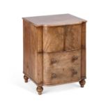 A 19TH CENTURY MAHOGANY COMMODE