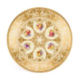 A ROYAL WORCESTER PORCELAIN DISH