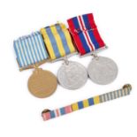 A SECOND WORLD WAR AND ELIZABETH II MEDAL GROUP