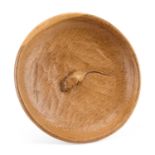 ROBERT THOMPSON OF KILBURN A MOUSEMAN OAK FRUIT BOWL