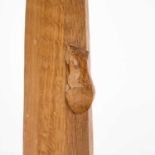 ROBERT THOMPSON OF KILBURN A MOUSEMAN OAK TABLE LAMP