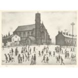 LAURENCE STEPHEN LOWRY RBA RA (1887-1976) ST MARYS CHURCH, BESWICK