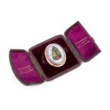 AN ITALIAN MICROMOSAIC BROOCH