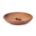 ROBERT THOMPSON OF KILBURN A MOUSEMAN OAK FRUIT BOWL