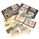 THREE POSTCARD ALBUMS