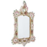 A RUDOLSTADT VOLKSTEDT PORCELAIN MIRROR CIRCA 1900