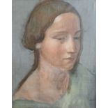 CIRCLE OF SUZANNE FABRY (BELGIAN 1904-1985) PORTRAIT OF A LADY