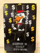 Le Canard du Succès – Peinture originale sur toile 24×30
