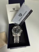 Montre Pagani Design en acier inoxydable – Avec boîte