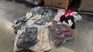 Clothing: Alaska, target, Microsoft, multiple pairs of Johnston and Murphy Denham, socks, boots, rev