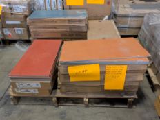 Pallet of portfolio vivid tiles various colors see photo for sizes and models