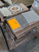Pallet of mosaic tiles various styles