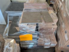 Pallet of various tile porcelain multiple styles and colors