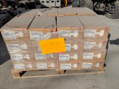 Pallet of DALTILE ceramic wall tile, 0147 pepper white