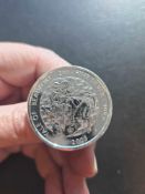 2023 Queens Beast yale of Beaufort 2 oz Silver BU