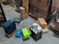 48 pairs of shoes: adidas, Skechers, Peter Millar, Crocs