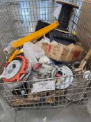 Industrial/automotive, car parts, weights, sledgehammer, motor, wire, and more