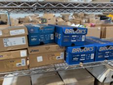 (7) pairs of running shoes Asics and brooks