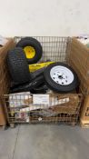 Industrial/automotive, tires, weights, helium sticks, brake rotors, wire, and more