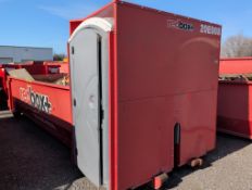 15 yd with two porta potties