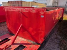 15 cubic yard dumpster